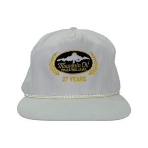 Mountain Oil Custom Lubricants Walla Walla 27 Years Strapback Trucker Hat Cap